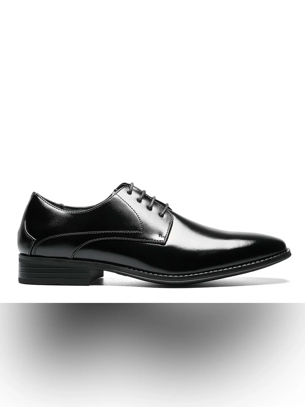 Stacy Adams Black Patent Leather Derby Shoe Size 12